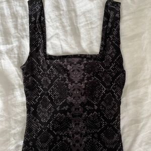Leith snake print tank